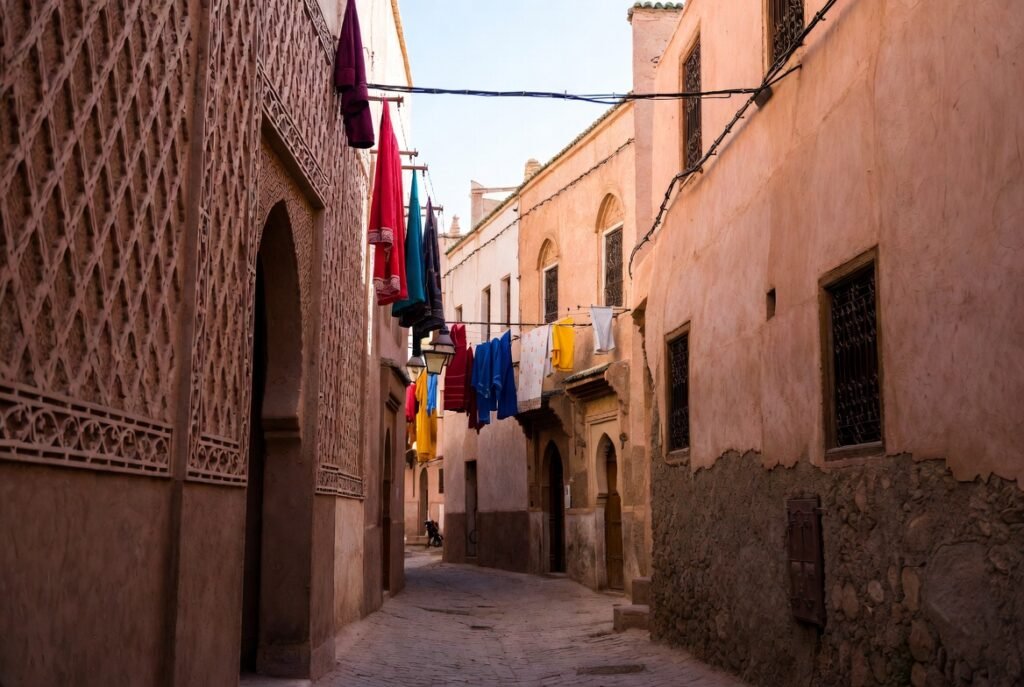 Mercado colorido en Marruecos
