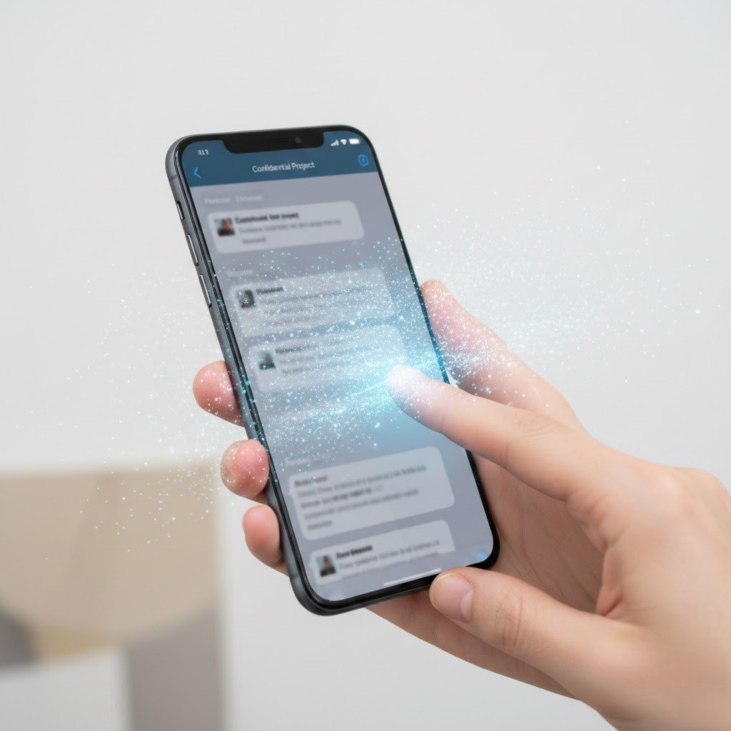 Visualizaci&oacute;n de mensajes de texto en un tel&eacute;fono inteligente