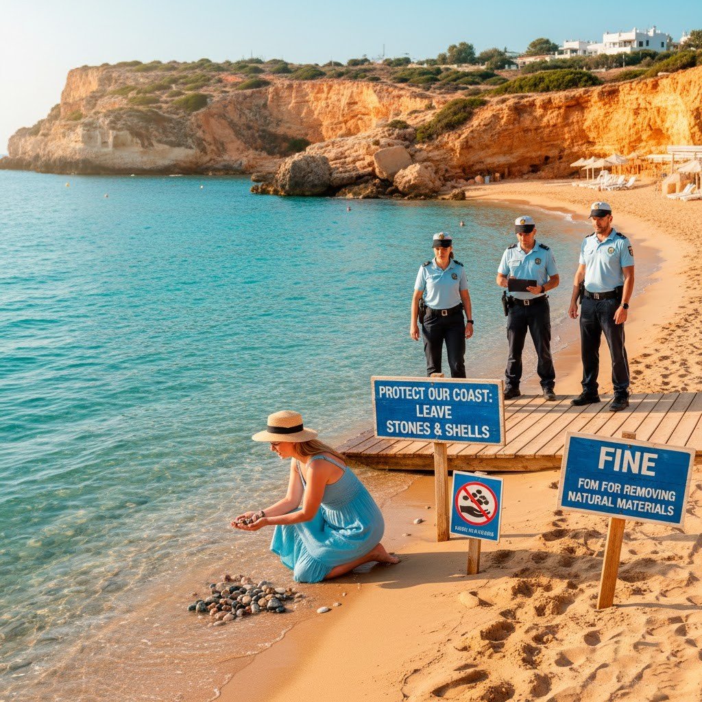 Llevarse arena o conchas de la playa
