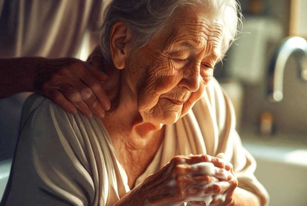 Importancia de la higiene diaria y el jabón suave