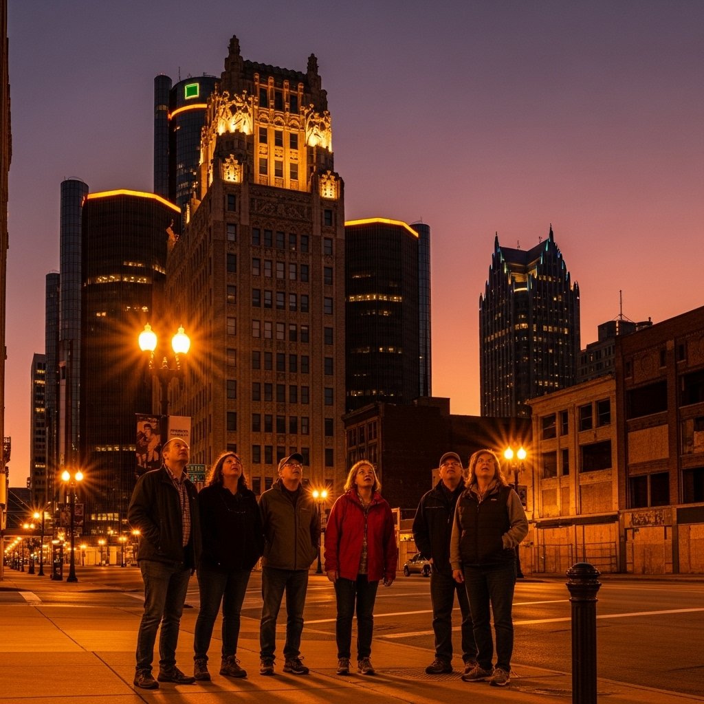 Arquitectura del centro de Detroit