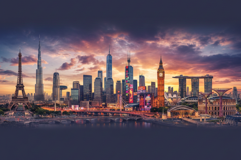 13 Cities Where the World Travels Most, Receiving Global Tourists annually