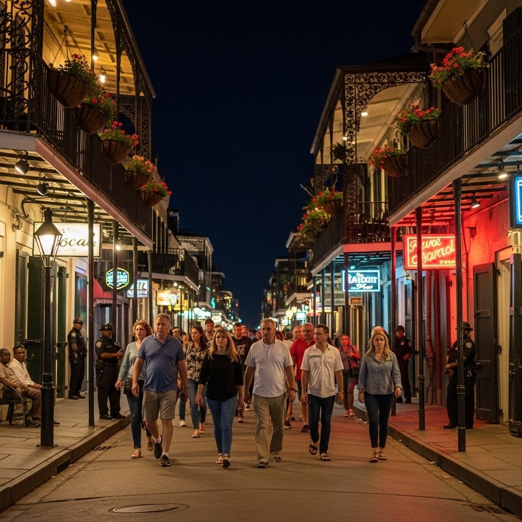 Fachadas coloridas en el Barrio Francés de Nueva Orleans